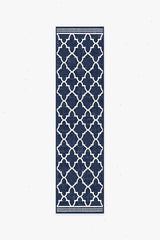 Varia Trellis Royal Blue Outdoor Rug